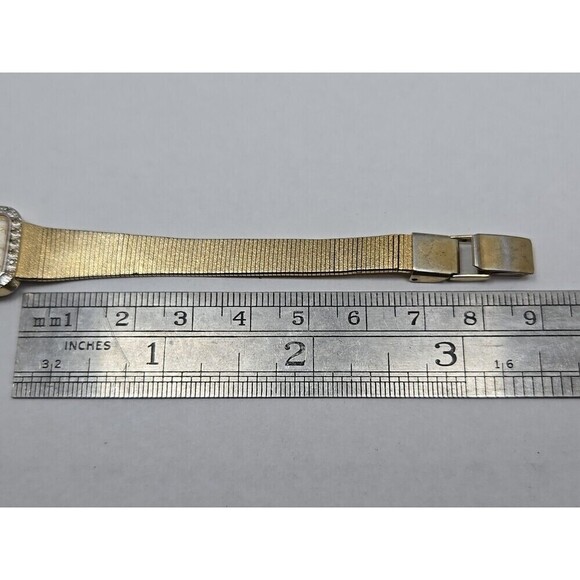 Jacques Prevard Nicolet Womens Vintage Quartz Diamond Bezel Watch New Battery main image 7